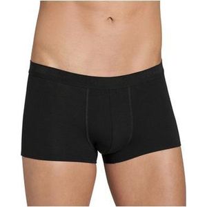 Set van 2x stuks sloggi heren shorty korte boxershort zwart - Confortabel/perfecte pasvorm - Ondergoed, maat: M