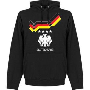Duitsland 1990 Hooded Sweater - Zwart - XXL