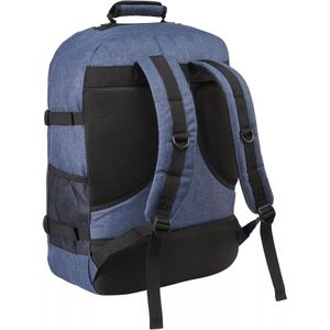 handbagage rugzak 44 liter - lichtgewicht reisrugzak voor het vliegtuig bagage 55x40x20 cm - Robuuste & praktische backpack - Hoogwaardige cabine koffer (Atlantic Blue)