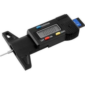 CHPN - Digitale Bandprofielmeter - Bandfrofiel meten - Digitaal - Profieldieptemeter - Bandenprofiel meten - Meet uw bandenprofiel en velddiepte - Universeel - Bandengrip