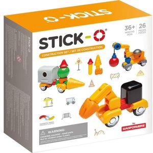 Stick-O Constructieset - Magnetisch Speelgoed - 32 Modellen - Magneten Speelgoed - Baby Blokken