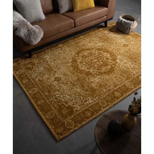 Vintage vloerkleed Traditions - okergeel 200x290 cm