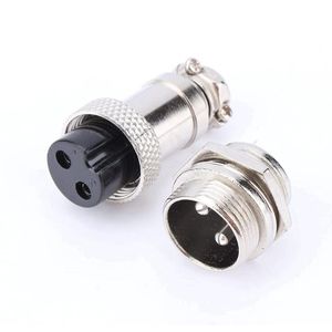 2-pins GX16 Schroef Type Elektrische Luchtvaart Plug Socket Connector