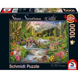Schmidt Spiele 59964 puzzel Legpuzzel 1000 stuk(s) Dieren