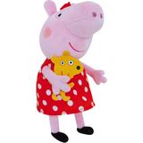 Peppa Pig Polka dot - Knuffel - 20 cm - Multi