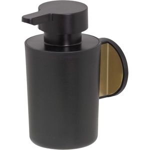 Tune Zeepdispenser - Zelfklevend - 1 stuk - Zwart - Messing geborsteld