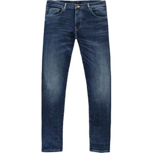 Cars Jeans Heren BATES DENIM Skinny Fit DARK USED - Maat 34/34