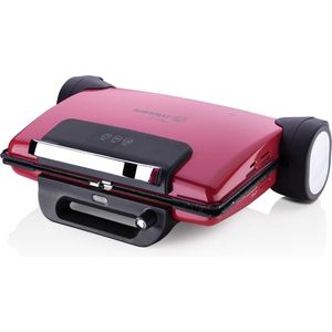 Korkmaz - Tostema Maxi - Tostiapparaat - Contactgrill - Grill - Uitneembare platen - 1800W - Rood