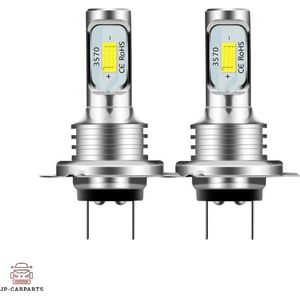 JP-CarParts Auto Koplampen Set Universeel - H7 LED 6000K Wit - 10000 Lumen - 2x 40 Watt 12-24V - 2 Stuks