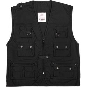 Fostex Reporter vest zwart