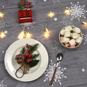 Kerstmis grijs tafelkleed, kerstman sneeuwvlok rechthoekig wasbaar tafelkleed, waterdicht tafelkleed, winter feestelijk feest woondecoratie tafelkleed, 130 x 220 cm