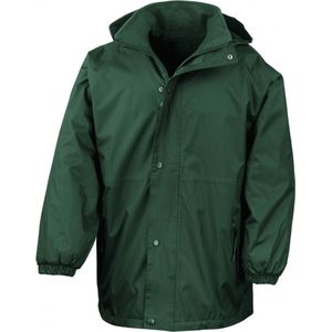 Groene heren regenjas reversible fleece / regenjas van Result XL