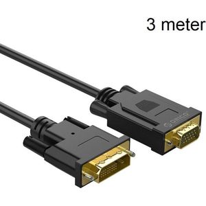 Orico DVI 24+1 male naar VGA male kabel - 1920x1080P - 3M