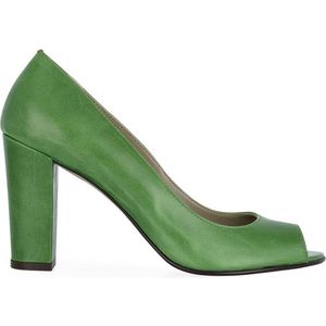Noë Shoes Nicoline Peeptoe Emerald