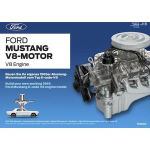 Franzis 67500 - Modelbouwpakket Ford Mustang V8 - Model Engine Kit - schaal 1:3