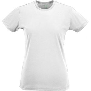 Russell Dames/Dames Slank T-Shirt met korte mouwen (Wit)