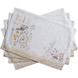 JGS ® Charmante Bloemenprint Katoenen Tafelset voor Elke Gelegenheid