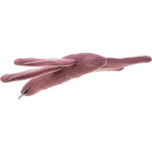 Lässig gebreid speeltje en knuffel met rammelaar knetter Garden Explorer Dragonfly red