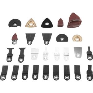 100 stuks gemengde messen - Fast Fit voor oscillerende multifunctionele gereedschappen - elektrisch gereedschap - Multimaster Bosch Makita Pastel Einhell.