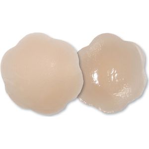 MAGIC Bodyfashion Silicone Nippless Covers BH accessoire Tepelbedekkers Latte Dames - Maat S/M