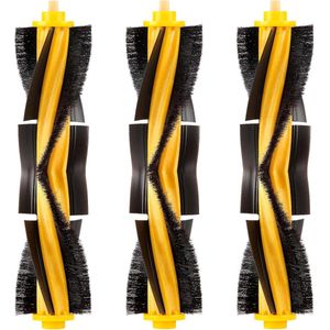 (3 stuks) rolborstels hoofdborstel vervangende onderdelen voor robotstofzuiger Ecovacs DEEBOT OZMO 920 950 T8 AIVI Max T9 T5 N5 N7 N8+ N8 Pro DX55 DX93 DJ65 (Rolborstels*3)