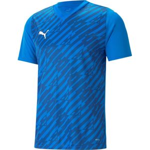 Puma Team Ultimate Shirt Korte Mouw Kinderen - Electric Blue Lemonade | Maat: 128