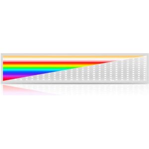 LED paneel - 150x30 cm - 40 Watt - RGB+CCT dimbaar - Aluminium frame