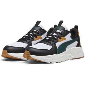 PUMA Trinity Lite Heren Sneakers - PUMA Black-Dark Myrtle-Caramel Latte - Maat 40