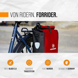 Waterdichte fietstas 27 liter met schouderriem - Bagagedragertas enkelvoudig Waterproof bicycle bag