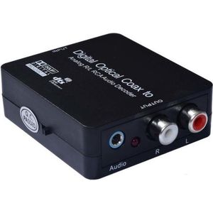 Digitaal naar analoog audio converter (DAC) met Dolby decoder - voeding via USB