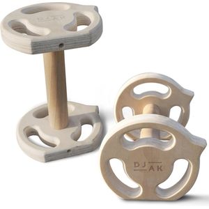 Houten Parallettes voor Calisthenics en Bodyweight Training - Duurzame Push Up Bars voor Thuis en Buiten