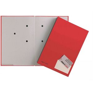 Pagna 24205-01, Vloeiboek, A4, Rood, 1 vakken, Visitekaartje, 240 mm