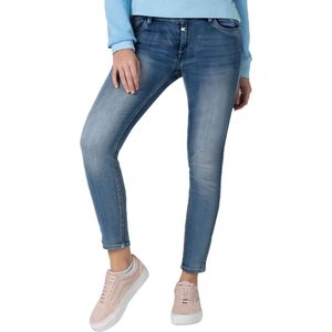 TIMEZONE Dames Jeans Broeken Tight AleenaTZ 7/8 skinny Fit Blauw Volwassenen