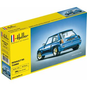 Heller - 1/43 Renault R5 Turbohel80150 - modelbouwsets, hobbybouwspeelgoed voor kinderen, modelverf en accessoires