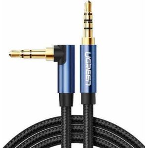 Ugreen Stereo Audio Jack Kabel 1 meter 3.5 mm | AUX Kabel Zwart | Male to Male | Jack To Jack | Universeel | Auto - Telefoon - Geschikt voor Samsung - iPhone - iPod - iPad | Zwart |