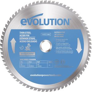 EVOLUTION - ZAAGBLAD DUN STAAL - MS - 255 X 25.4 X 1.8 MM - 70 T
