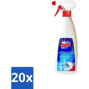 At Home - Clean - Anti Kalk Spray - Snel Resultaat & Reinigt Effectief - 750 ml - Bulkverpakking - 20 stuks