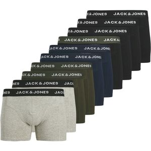 Jack & Jones Heren Boxershorts Trunks JACBENJA 10-Pack Multicolor - Maat L