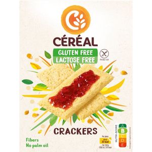 3x Céréal Crackers Glutenvrij En Lactosevrij 250 gr