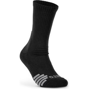 5.11 Tactical Duty Ready Plus Crew Socks (3-Pack) - Zwart - M