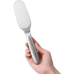 Viamart® - Professionele Voetvijl - Foot File - RVS - Pedicure - Voetverzorging - Harde Huid - Dode Huid - Callus Remover - Likdoorn - Eksteroog - Eeltvijl - Eeltrasp - Eeltschraper - Eeltverwijderaar - Ergonomisch Ontwerp