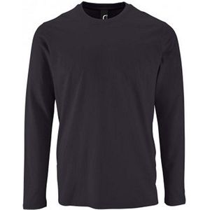SOLS Heren Keizerlijk T-Shirt met lange mouwen (Muisgrijs)