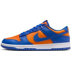 Nike Dunk Low Retro - Maat 42.5 - Knicks (Blauw / Oranje / Wit) - Sneakers Unisex