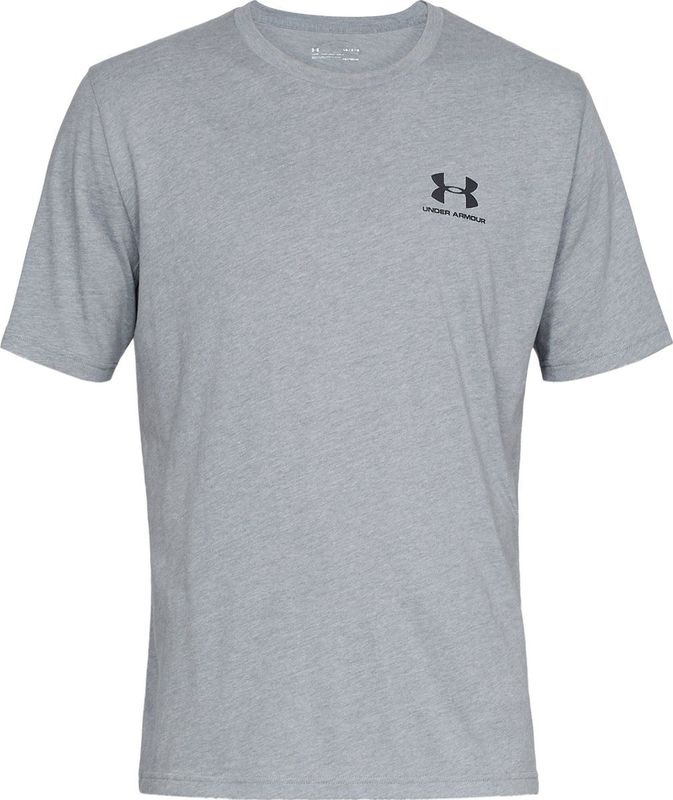 Under Armour UA M SPORTSTYLE LC Short Sleeve Heren Sportshirt - Grijs