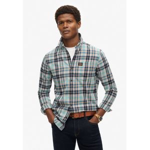 Superdry - Katoenen houthakkersoverhemd met lange mouwen - Heren - Lange mouwen shirts