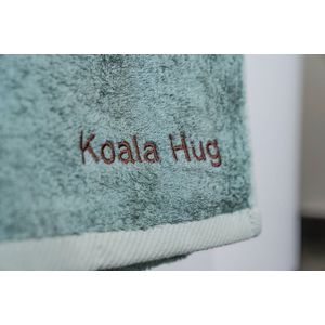 KOALA HUG TENCEL™ lyocell gastendoekjes 30x30, Woudgroen – 4 stuks; hypoallergeen & antibacterieel | ecologisch