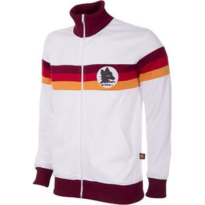 COPA - AS Roma 1981 - 82 Retro Voetbal Jack - M - Wit
