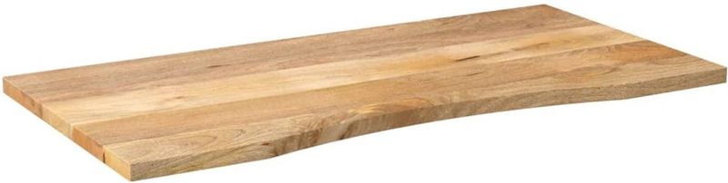 vidaXL Bureaublad - Mangohout - 140x50x2,5 cm Houten Bureau Blad - Mangohout Bureau - Bureautafel - Schrijfblad - Eettafelblad