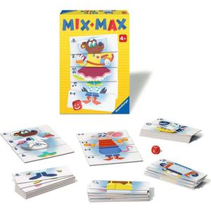 Vrolijke Kinderspellen MixMax - Dobbel en maak dierenfiguren - Leeftijd 4-99 jaar - 2-6 spelers