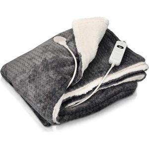 Warmtedeken 2 Persoons - Fluweelzachte XXL Elektrische Warmtedeken: Geniet samen van ultiem comfort met deze warmtedeken voor 2 personen. Met 3 warmtestanden, timer en wasbaarheid voor optimale luxe en gemak.